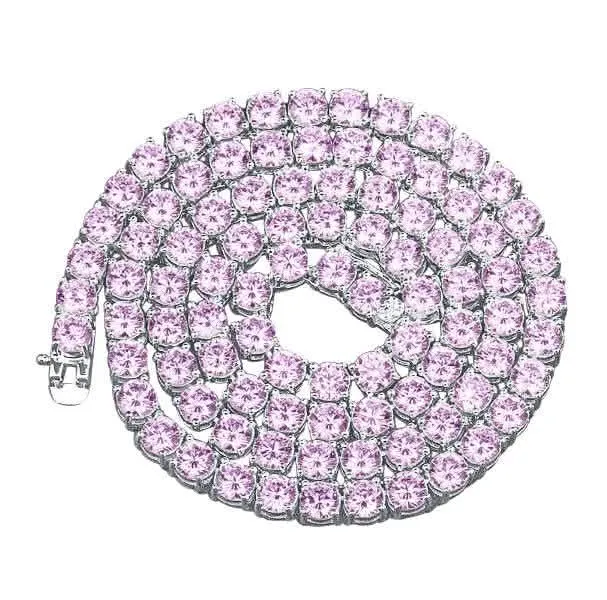 Elegant 3MM 925 Silver Tennis Choker